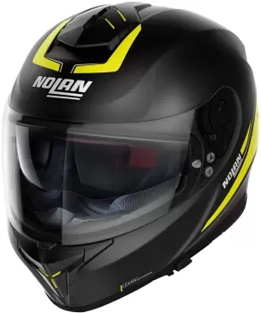 Nolan N80-8 Staple N-Com Helmet, black-yellow, Size XL, black-yellow, Size XL