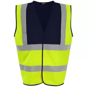 PRO RTX High Visibility Unisex Waistcoat (XL) (Yellow/Navy)