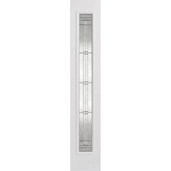 Elegant External Glazed White GRP 1 Lite Sidelight - 356 x 2032mm