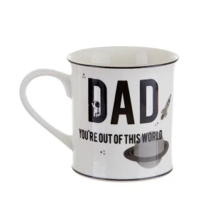 Sass & Belle Dad You're Out of This World Mug