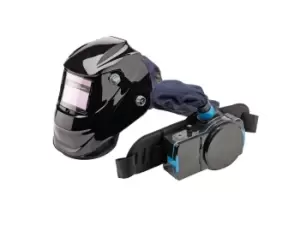 Draper WHAFVS Expert Air-Fed PAPR Auto-Darkening Welding Helmet Black