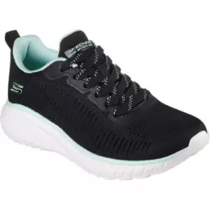 Skechers Womens Bobs Squad Chaos Parallel Lines Trainers UK Size 8 (EU 41)