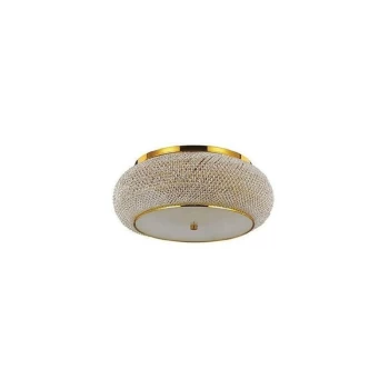 Ideal Lux Pasha' - 14 Light Ceiling Light Gold