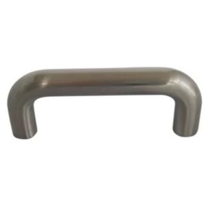 BQ Satin Nickel Effect D Shaped Furniture Handle Pack of 6