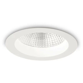 Ideal Lux Lighting - Ideal Lux Basic - LED 1 Light Recessed Spotlight White IP44