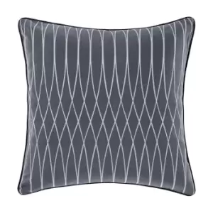 Northbrook Geometric Cushion Indigo / 50 x 50cm / Cover Only