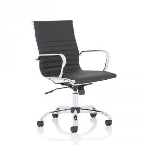 Trexus Nola Medium Executive Chair Bonded Leather Black Ref OP000225