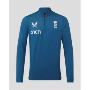 Castore England quarter Zip Top Mens - Blue