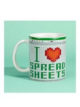 I Love Spread Sheets Mug