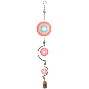 Red Multi Circle Windchime