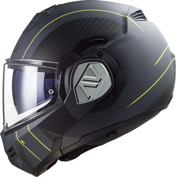 LS2 FF906 Advant Cooper Matt Titanium Black Modular Helmet Size M