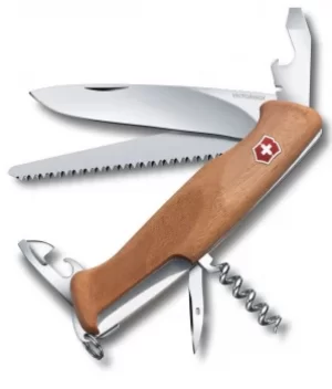 Victorinox Swiss Army Large Pocket Knife Rangerwood 55 Walnut