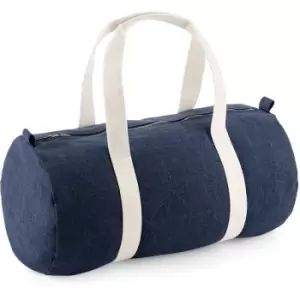 Bagbase Denim Barrel Bag (One Size) (Denim Blue) - Denim Blue