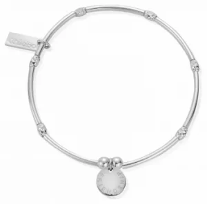 ChloBo Silver Mini Noodle Sparkle Rice Friendship Disc Jewellery