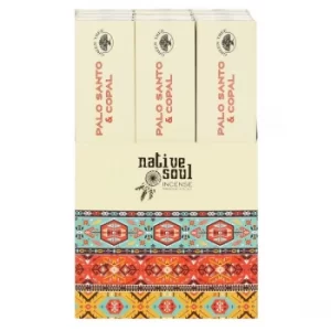 Green Tree Native Soul Copal & Palo Santo Incense Sticks (Pack of 12)