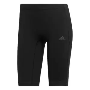 adidas FastImpact Running Bike Short Tights Womens - Black