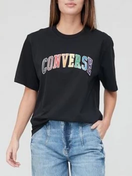 Converse Pride Tee - Black, Size Xxl, Women