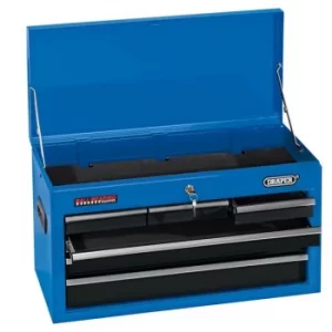 Draper Tool Chest, 6 Drawer, 26", Blue