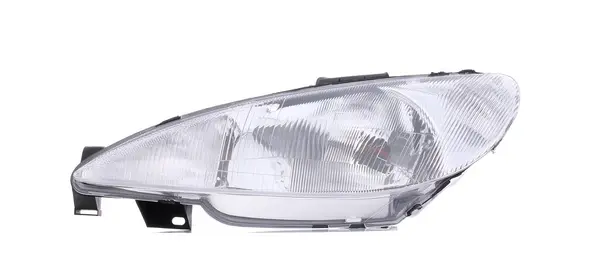 ABAKUS 550-1120L-LD-EM Headlights Left H4 Crystal clear with indicator for right-hand traffic P43t PEUGEOT: 206 Hatchback