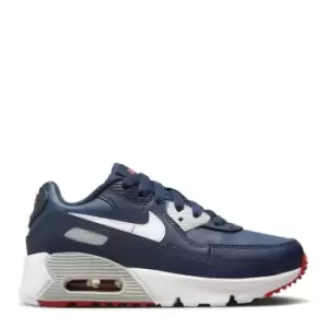 Nike Air Max 90 Little Kids Shoes - Blue