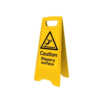 Slippery Surface A-Frame Caution Sign - 300 X 620MM