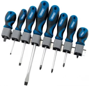 Draper 8 Piece Soft Grip Screwdriver Set 865/8 48933