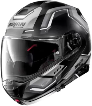 Nolan N100-5 Upwind N-Com Helmet, black-grey, Size XL, black-grey, Size XL