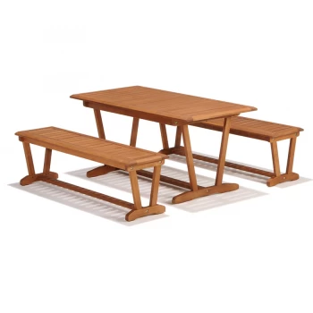 Robert Dyas Childrens Garden Table and Bench Set