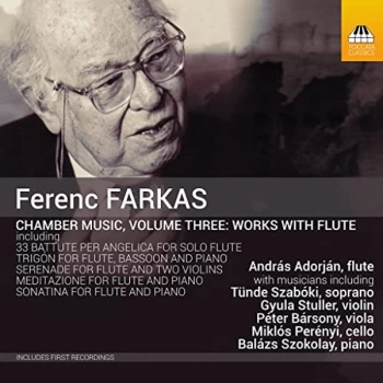 Andras Adorjan - Ferenc Farkas: Chamber Music - Works With Flute CD