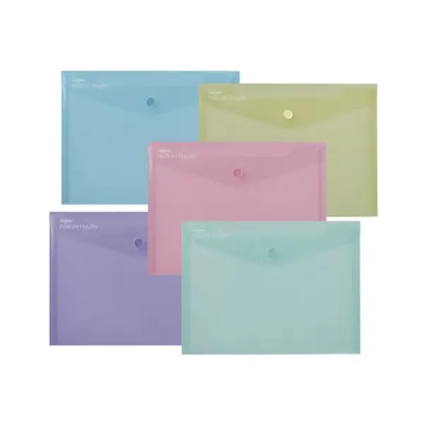 Snopake Reborn Polyfile A5 Assorted (Pack of 5) 15910