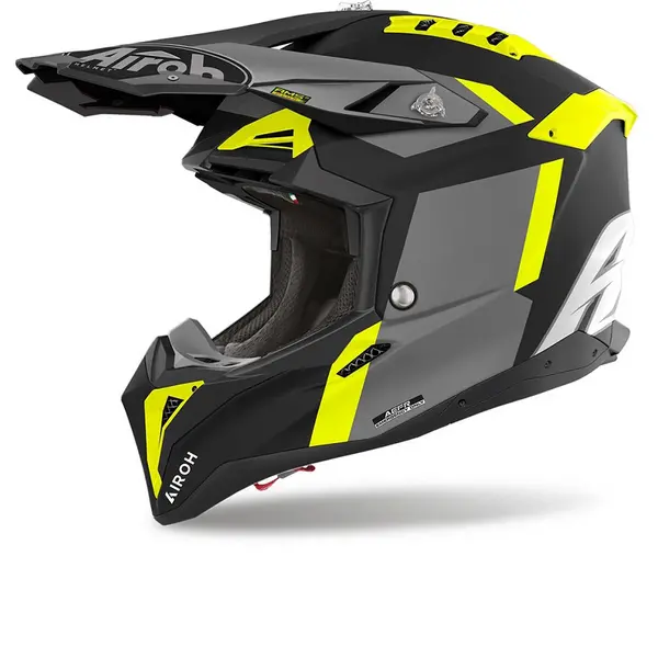 Airoh Aviator 3 Glory Yellow Matt Offroad Helmet 2XL