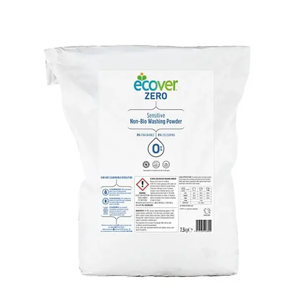 Ecover Non Bio Washing Powder Zero Fragrance & Coloring 7.5Kg