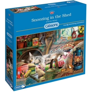 Snoozing in the Shed Jigsaw Puzzle - 1000 Pieces