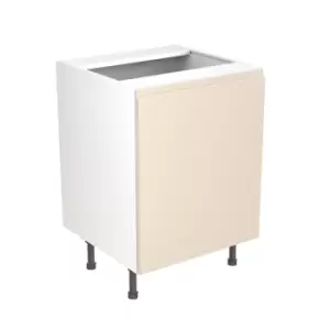 KitchenKIT J-Pull 60cm Base Sink Unit - Matt Cashmere