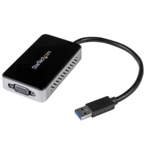 USB3 to VGA Adapter with 1 Port USB Hub