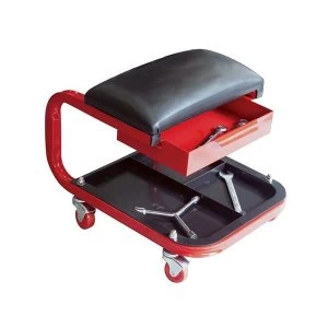 Faithfull Seat On Wheels C/W Tray & Drawer