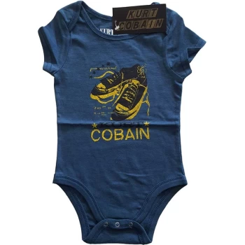 Kurt Cobain - Laces Kids 6-9 Months Babywear - Blue