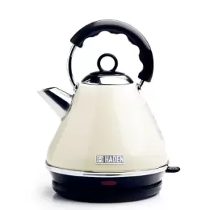 Haden Boston 1.7L Cordless Pyramid Kettle 188106 in Cream