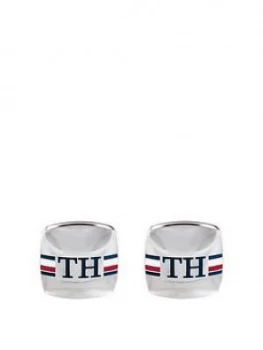 Tommy Hilfiger Flag Cufflinks, One Colour, Men