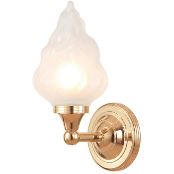 Elstead - Austen Classic 1 Light Wall Light, Rose Gold, IP44