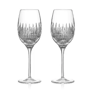 Waterford Lismore Diamond Essence Medium White Wine Glasses, Set of 2