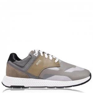 Hugo Boss Titanium Runner Trainers Beige 280 Men