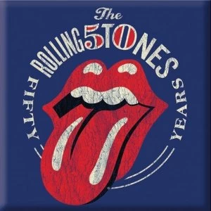 The Rolling Stones - 50th Anniversary Vintage Fridge Magnet