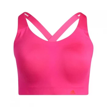 adidas Ultimate Bra (Plus Size) Womens - Team Real Magenta / Vivid Red