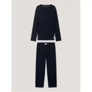 Tommy Hilfiger Cn Long Pants Pj Set - Blue