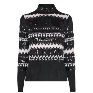 Ted Baker Limara Fairisle Jumper - Black