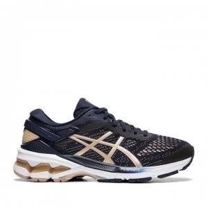 Asics Gel Kayano 26 Ladies Running Shoes - Navy/Silver