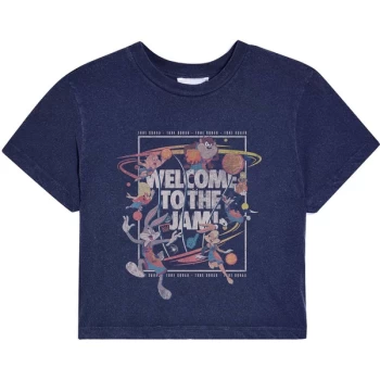 Space Jam 2 - Welcome To The Jam Womens Medium T-Shirt - Blue