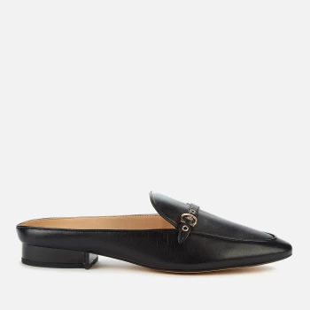 Coach Womens Irene Leather Mule Loafers - Black - UK 5