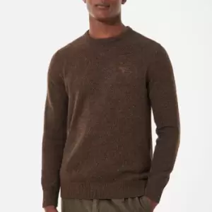 Barbour Heritage Mens Essential Tisbury Sweatshirt - Dark Sand - XL